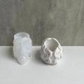 Epoxy Resin Skull Mold DIY Craft Handmade Mold Cement Mold Flowerpot Mold Silicone 3D Shape Resin Mold for Home Decor Garden. 