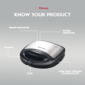 Vitamax sandwich maker samosa maker sandwichmaker VM8086 750w Nonstick sandwich bread sandwich maker grill 4 slice 1 year warranty. 