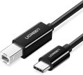 UGREEN__ Type C Printer Cable, 2M USB-C to USB Type B Printer Scanner High Speed Cable, Compatible with HP/ Epson/ Canon/ Xerox /Samsung Etc. 