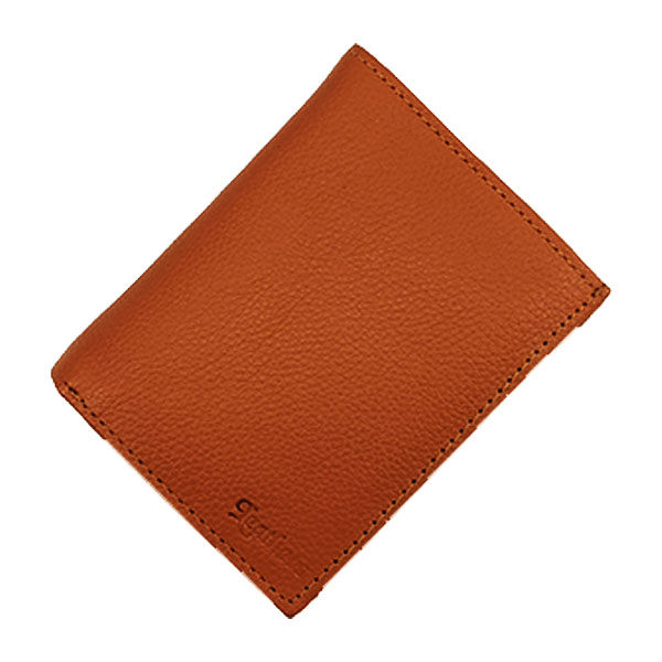 Half Long Mustard Leather Wallet