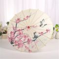 Art Umbrella Chinese Silk Cloth Umbrella Classical Style Decorative Umbrella  Paper Painted Parasol Umbrella. 