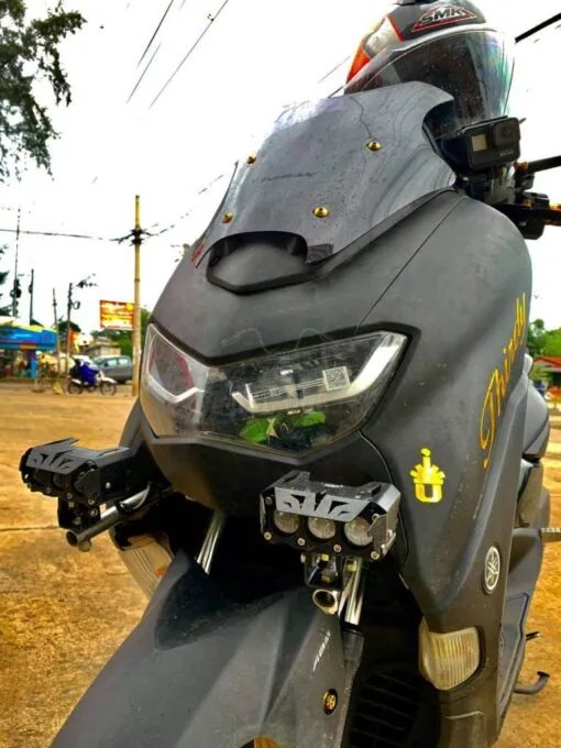 Projector%20Triple%203%20Lens%20LED%20Car%20&%20Motorcycle%20(2pcs)%20Fog%20Driving%20Lights%2040W%206000Lm%20High%20Low%20Beam%20White%20Yellow%20Lighting%20Projector%20Lens%20Motorbike%20Auto%20Other%20Headlights%20-%20Image%209