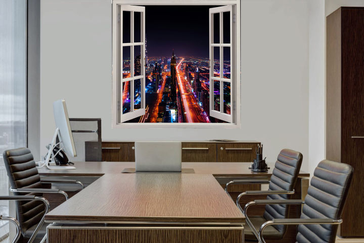 3D%20Window%20View%20Wall%20Sticker,%20Vinyl%20Decal,%20Wallpaper%20for%20Home%20Living%20Room%20Decor%20And%20Office%20Decor%20-%20Image%202