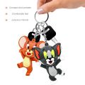 Mini Cartoon PVC Figure Key Holder, Key Chain Cartoon Figure Model Key Holder Brown, Black KyeChain  mini By Miss Soni. 