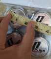 Set Of 4 Primo Racing Car Wheels Center Caps Hubs Shining Chrome Material Inner to Fit Size 2 Inches = 5.08cm Available in Black and Silver Front Stickers. 