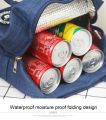 New Imported Quality Portable Lunch Bag Thermal Insulated Lunch Box Tote Cooler Handbag Lunch Bags For Women Convenient Box Tote Food Storage Bag for School/Office/Outing/Picnic Random Color. 