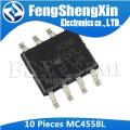 10pcs MC4558L SOP8 MC4558 SOP 4558 SOP-8 Operational Amplifier IC. 