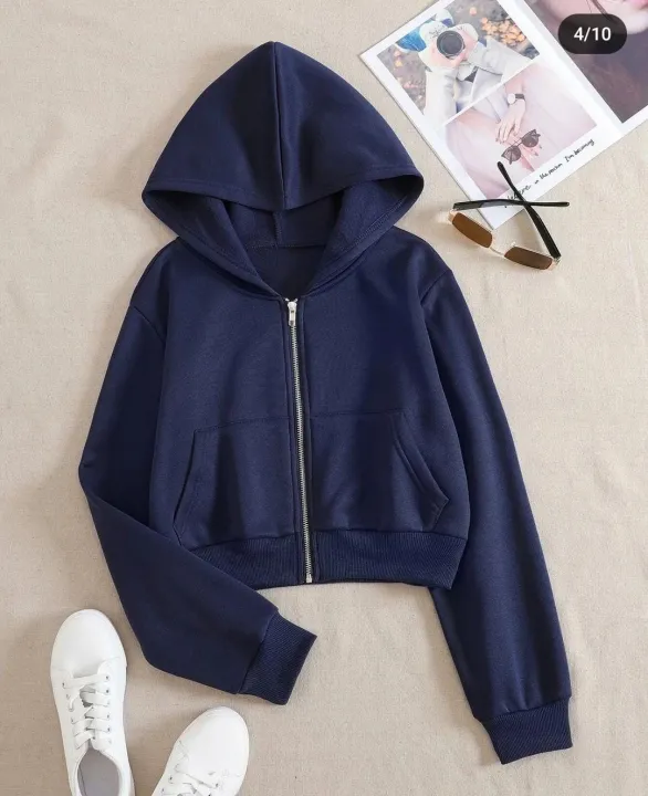 Women's%20Fleece%20Zipper%20Crop%20Hoodie%20-%20Stylish%20and%20Warm%20-%20All%20Colors%20Available%20-%20Image%202