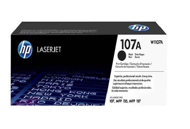 HP 107A Black Laser Toner Cartridge (W1107A)
