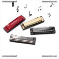 (xcjs_COD)10 Hole Harmonica Mouth Organ Puzzle Musical Instrument Beginner Teaching. 