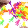 10 pcs Squishy Fidget Toy Zombie Anti-anxiety TPR Stretching Finger Toy Colorful Prank Doll for Children Calm Focus Novelty Gag. 