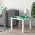 IKEA LACK Side Table- white Green 55x55 cm. 