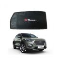 Hyundai Tucson Sun Shades Car Windows Curtains Tucson Logo On 4 pieces, Foldable, Jet Black. 
