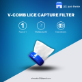 V-Comb Capture Filter Refill - Head Lice and Nit Capture Filters - Requires VComb Head-Lice Machine - Natural Lice Treatment. 