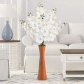 4Pcs 38Inch Artificial Real Contact Orchids Flowers 9Heads Latex Phalaenopsis Stems for DIY Wedding Centerpieces. 