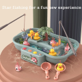 Fish Catching Game Fishing Game With Water Circulation Pool With Water Fountain Function. 