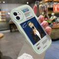 chenyyka For OPPO A15 A15s A35 4G Case Fashion Roronoa Zoro Pattern Colorful Lovely Cream Wave Border Soft Clear Shockproof Phone Cases Creative Camera Transparent Casing Simple Gentle Protective Cover. 