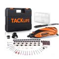 TACKLIFE Rotary Tool Kit With Upgraded MultiPro_Keyless Chuck Versatile Accessories And 4 Attachments And Carrying Case Multi-Functional - RTD35ACL. 