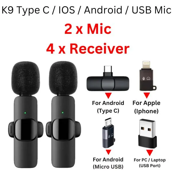 Wireless%20Microphone%20for%20iOS,%20Android,%20USB%20High-Quality%20K8/K9%20for%20Vlogging%20Podcasts%20&%20Interviews%20-%20Image%205