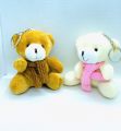 Pack Of 2 Teddy High Quality Key Chain For Gift Fill With Soft Polyester 2inch. 