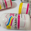 Keep Smiling Unwashable 3D Fabric Colors Paint Set 12 x 30ml. 