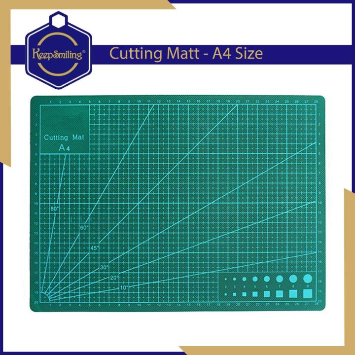 Keep Smiling A4 size Paper Cutting Matt, Self Healing Cutting Mat