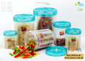 Kitchen Plastic Jars – Ideal for Spices, Cereals, Dry Fruits etc.. 