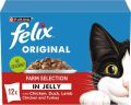 Felix Original Meaty Selection in Jelly 12 Pouch Pack - 12 x 85G. 