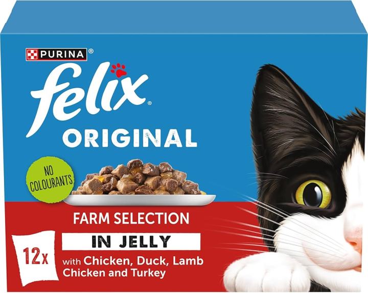 Felix Original Meaty Selection in Jelly 12 Pouch Pack - 12 x 85G