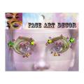 【Good-Love Store】FG25  Small Eyeliner Jewels Makeup Sticker with Star Gems, Rainbow festival, party, carnival makeup. 