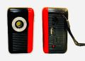 Portable All in One Rechargeable Radio with FM AM SW Bands MP3 Player USB Memory Card AUX Support. 