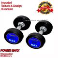 1kg 2kg 3kg 4kg 5kg 10kg 12kg Power Max Beautiful Stylish Professional Rubber Coated Dumbbell Fitness Home Gym Home Exercise Dumbell. 