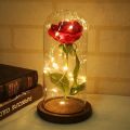 Valentine's Day Gift for Her, Beauty and The Beast Rose Flowers, Rose Flower Gifts for Women, Unique Present for Her on Thanksgiving  Valentines Day Anniversary. 