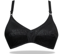 Black Floral Self Printed Nylon Bra for Everyday Wear Soft Padded Liftup Foam Pushup Bra Blouse Brazzer Hot Bra For Girls Women Ladies by Espico Pink. 
