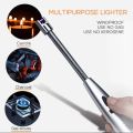 USB Lighter Electric Windproof BBQ Lighters USB Chargeable Metal Hose Kitchen Cooking. 
