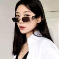 Korean ulzzang style Harajuku rectangle Aesthetic Shades sunglasses For Women/Men. 