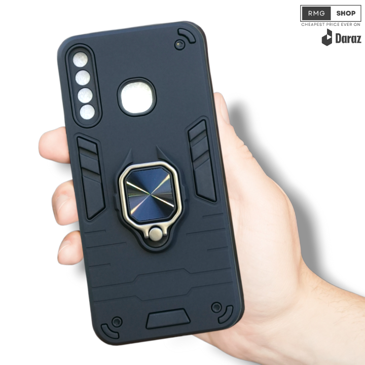 RAMEEZ%20MUNIR%20GONDAL%20for%20Infinix%20Hot%208%20%7C%20Infinix%20Hot%208%20Lite%20Back%20Cover%20Armour%20Series%20High%20Protective%20Shockproof%20With%20Ring%20Holder%20Phone%20Case%20-%20Image%203