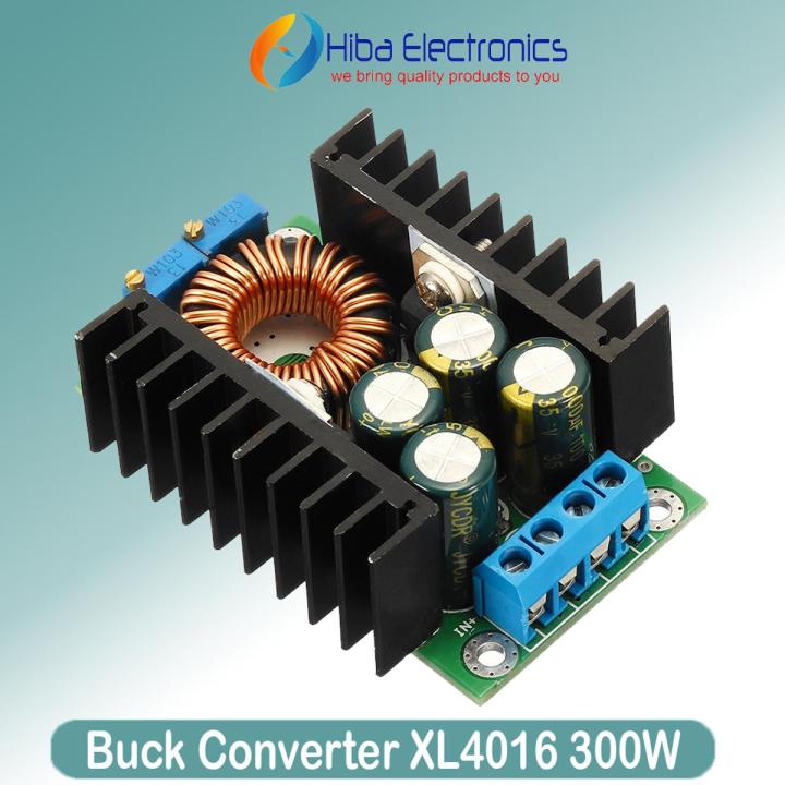 Buck Converter XL4016 300W DC to DC/CC/CV/9A Step Down Buck Converter Module 7-32V to 0.8-28V,9A Regulated power supply