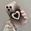 Casing Cream Love Apple Phone Case For Tecno Spark Go 2024 POP 8 Spark 20C Spark 20 Smart 8 Hot 40i Cover Curly Wave Soft Silicone. 