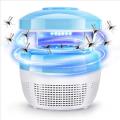 Electronic Indoor Bug Zapper, Portable Noise Reduction Fly Trap Killer Non-toxic USB Powered Mosquito Killer Insect Killer with Built In Fan Mosquito Catcher Trap. 
