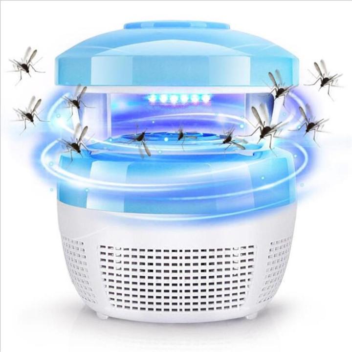 Electronic Indoor Bug Zapper, Portable Noise Reduction Fly Trap Killer Non-toxic USB Powered Mosquito Killer Insect Killer with Built In Fan Mosquito Catcher Trap