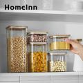 Food Storage Container Food Sealed Jar Set for Kitchen Storage Durable Easy to Clean Containers for Rice Grains 450ml/650ml/900ml Sizes Available Practical Food Storage Jar. 