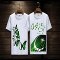 Bindas Collection Pack of 2 - White & Green 14 August T-shirt For Kids / independence day Tshirt For Boys. 