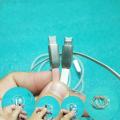 Mobile Charging Cable 2 In 1 Double Sided Cable Reverse Plug Micro USB And iPhone Cable Smartphone Cable 3.3Feet. 