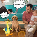 Dancing Duck Interactive and Plush Toys Repeat Talking Toy With Lights and Music - Operated Battery. 