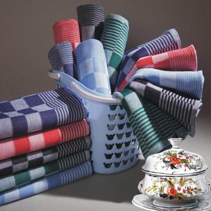 3- pcs 100% Cotton Chess Kitchen Towel - Yarn Dyed