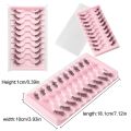Short Accent Corner Lashes Half Eyelashes Faux Mink Lashes False Eyelashes Cat Eye Half Lashes with Clear Band. 
