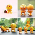 Emoji Smile Face Spring Shaking Head Bouncing Doll Toys For Car Decorate 1 Piece Large Size High Quality. 