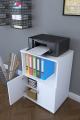 Storage Cabinet Multi-Purpose Cabinet For Office And Home use White. 