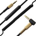 3.5mm Extension Cable Replacement Headphones Cable with Microphone Volume Control for Marshall Major II Monitor MID. 